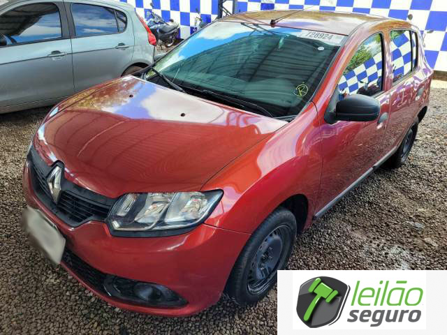 LOTE 022 RENAULT/SANDERO AUTENTIQUE 1.0 16V HI-POWER 2016